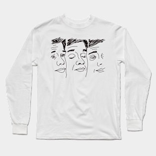 White Guy Blinking Meme Long Sleeve T-Shirt